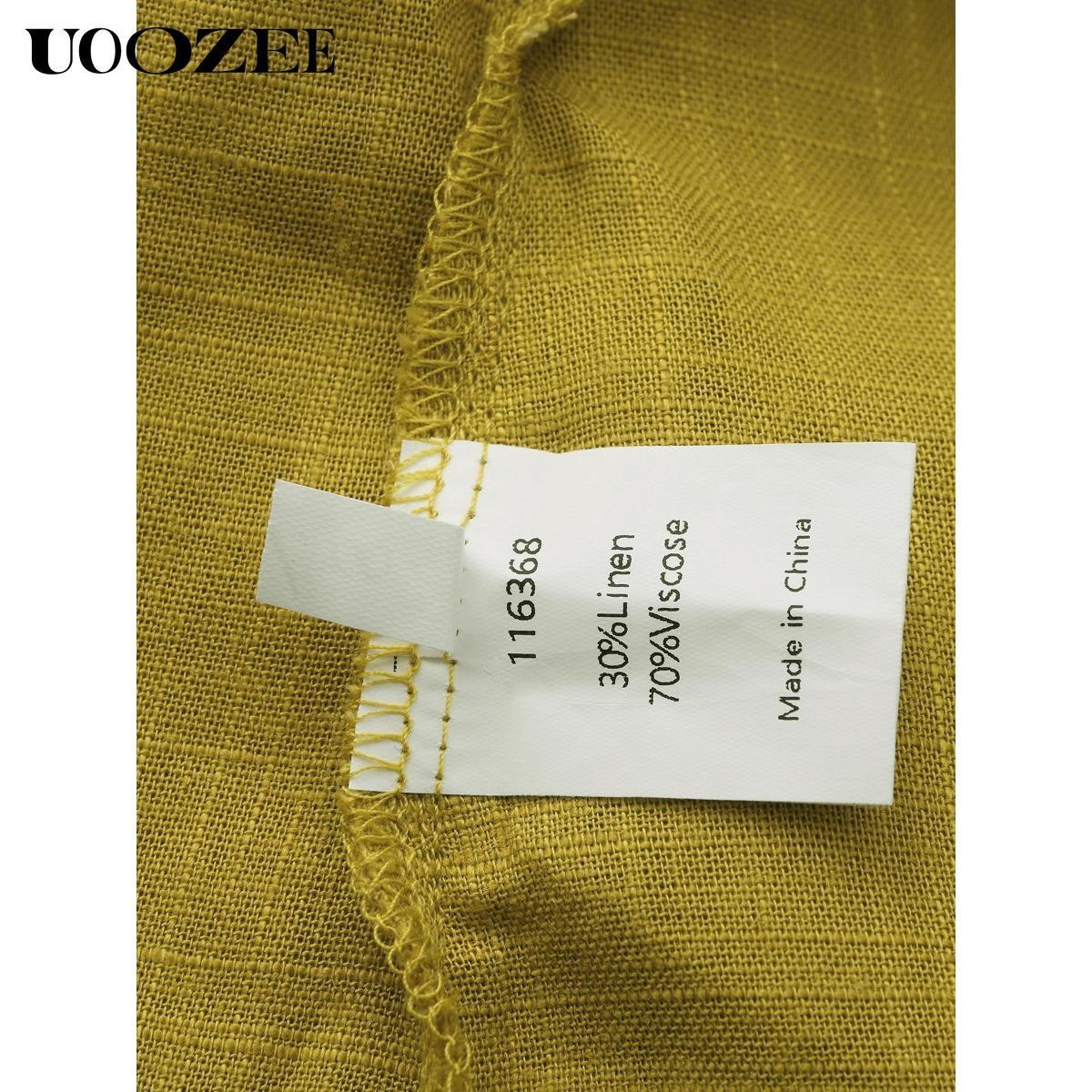 Women's Half Sleeve Loose Plus Size Long Skirt - Solid Color, Round Neck, Casual Summer Comfort, Daily Elegance, Linen Fabric, Comfortable and Breathable, Minimalist Chic Style (the size is too large, it is recommended to order a size smaller)