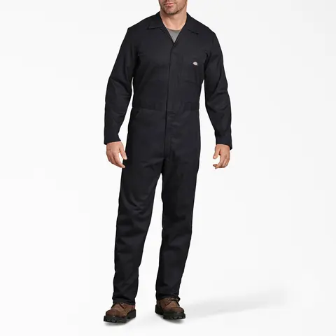 Dickies Men's FLEX Cooling Long Sleeve Coveralls, Full Zip, Workwear Style Elastic Fabric