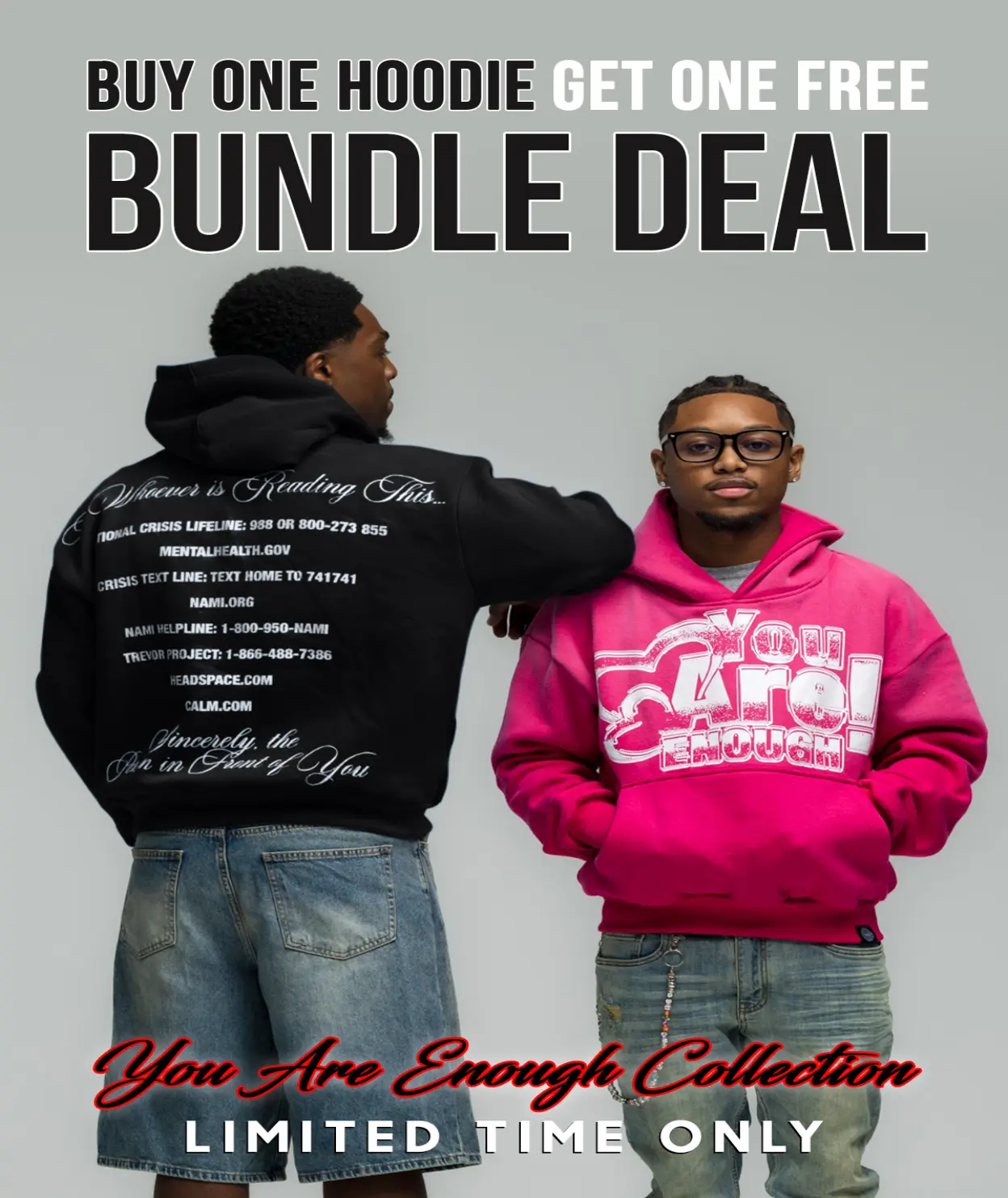 You Are Enough Hoodie Bundle