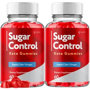 (2 Pack) Sugar Control Keto ACV Gummies 1000MG SugarControl Vitamin 120 Gummies Dietary Supplement Healthcare