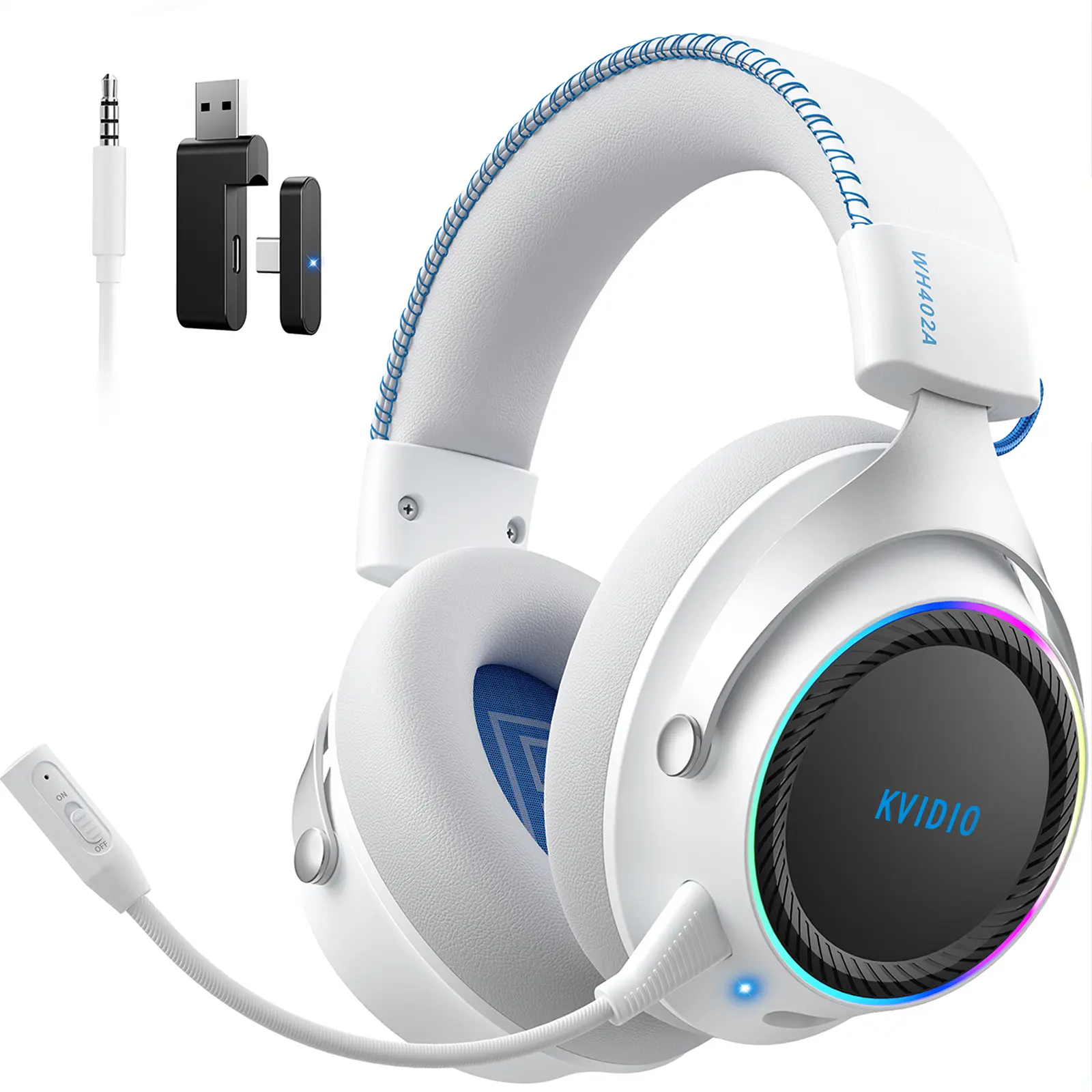 Wired Gaming Headset, Over-Ear Gaming Headphones with Noise Canceling Microphone, RGB LED, Stereo Bass Sound for PS5, PS4, PC, Xbox Series X/S, Nintendo Switch Wireless ANC game tiktokshopbacktoschool,back to school,back to school haul
