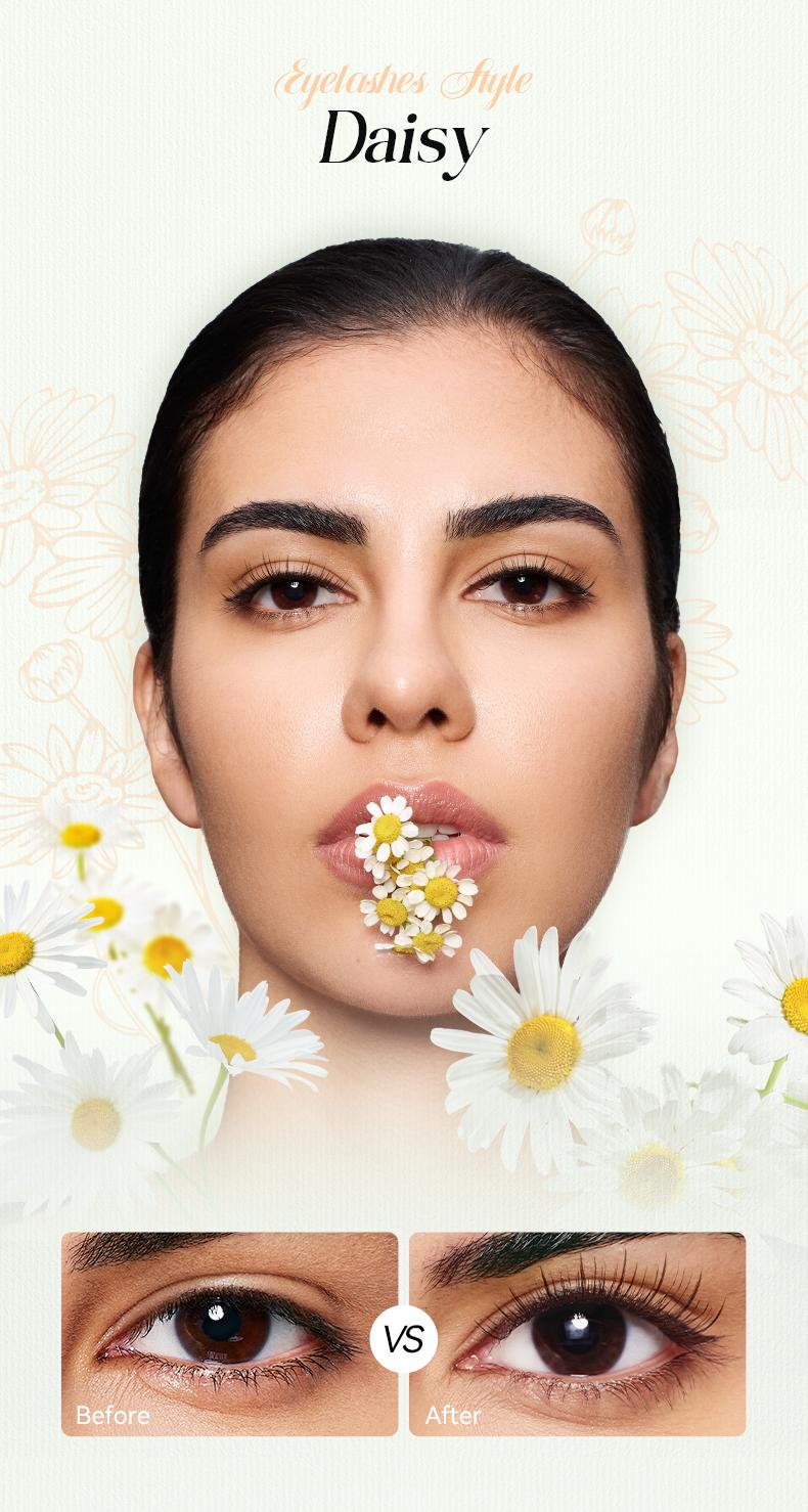 WOSADO Botanic Collection Extended- Band Soft Magnetic Eyelashes All-in-One Box Waterproof Reusable Glue-Free Eyeliner-Free Makeup Cosmetic