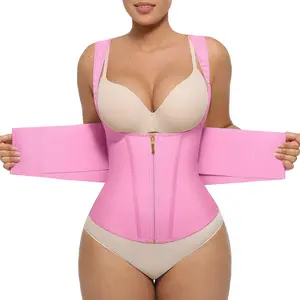 FeelinGirl#Live Stream Plus Size Waist Trainer OutdoorFun Vest  Womenswear Comfort Straps matt waist Spandex Day Waist Trainer Everyday Belts SpringStatements