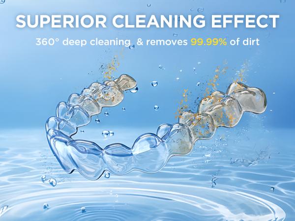 Dental Ultrasonic Retainer Cleaner Machine: Pod with Digital Timer & 200ML, 45kHz Dental Cleaning ,Deep Cleaning for Dentures, Mouth Guards, Aligners, Night Guards, Braces, Toothbrush Heads & Jewelry Dental Ultrasonic Retainer Cleaner Machine: Pod with Digital Timer & 200ML, 45kHz Dental Cleaning ,Deep Cleaning for Dentures, Mouth Guards, Aligners, Night Guards, Braces, Toothbrush Heads & Jewelry