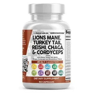 Clean Nutra Lion's Mane, Turkey Tail, Cordyceps, Reishi, Chaga, Sweet Toot, Maitake, Meshima Capsules – ShroomZoom