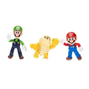 Nintendo Mario, Luigi, and Boom Boom 4" Action Figure Set - 3pk