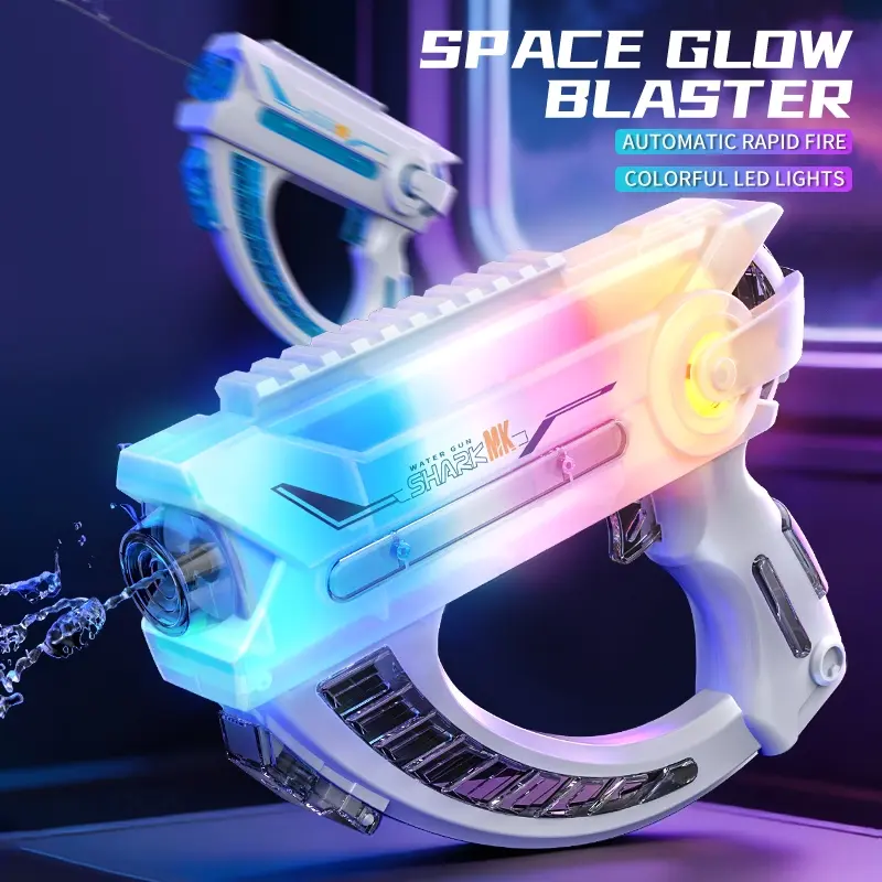 2026 NEW Electric Water Blaster, Automatic Squirt Blaster with Glowing Muzzle, 320cc High Capacity,  Up to 30 FT Range, IP67 Waterproof, Water Blasters for Kids Adults Outdoor Summer Swimming Pool Game Toys birthday gift OutdoorFun Summervibes