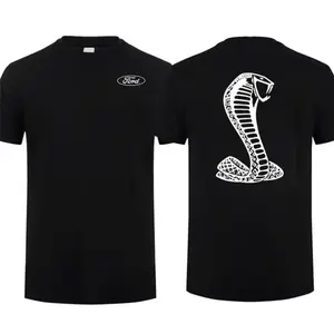 Ford Cobra Mustang Shelby Retro Logo T-Shirt Menswear Muscle Car Lover Ford Mustang Gift For Car Enthusiast