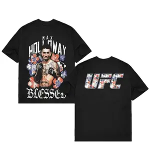 Max Holloway UFC 326 Graphic Tee, Blessed BMF T-shirt, UFC MMA Fan Shirt, Gift for Fighters, Sports Apparel, Menswear, Men Gift, Soft Cotton