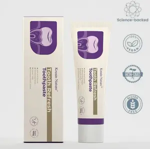 Kreain Nature Tooth Refresh Toothpaste for Fresh Breath Natural Ingredients Gentle Care Whitening Helps Repair Stains Eliminate Stains.