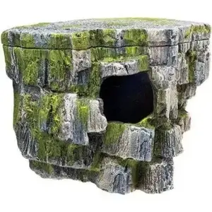 Zilla Vertical Cave Reptile Decor for Natural Habitat Enrichment