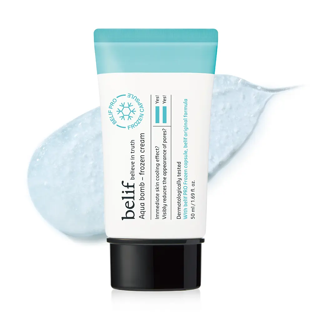 belif Aqua Bomb Frozen Cream with Panthenol & Niacinamide