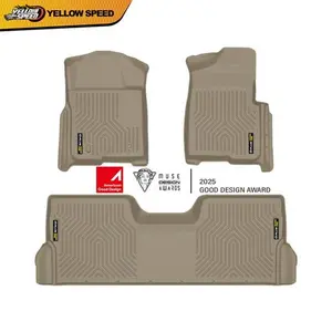 3D TPE All Weather Floor Mats Liners Fit For 2009-2014 Ford F-150 SuperCrew Cab new car