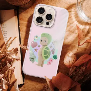 Kawaii Angel Doll Aesthetic Phone Case Cute Mini Doll Art Cover for iPhone
