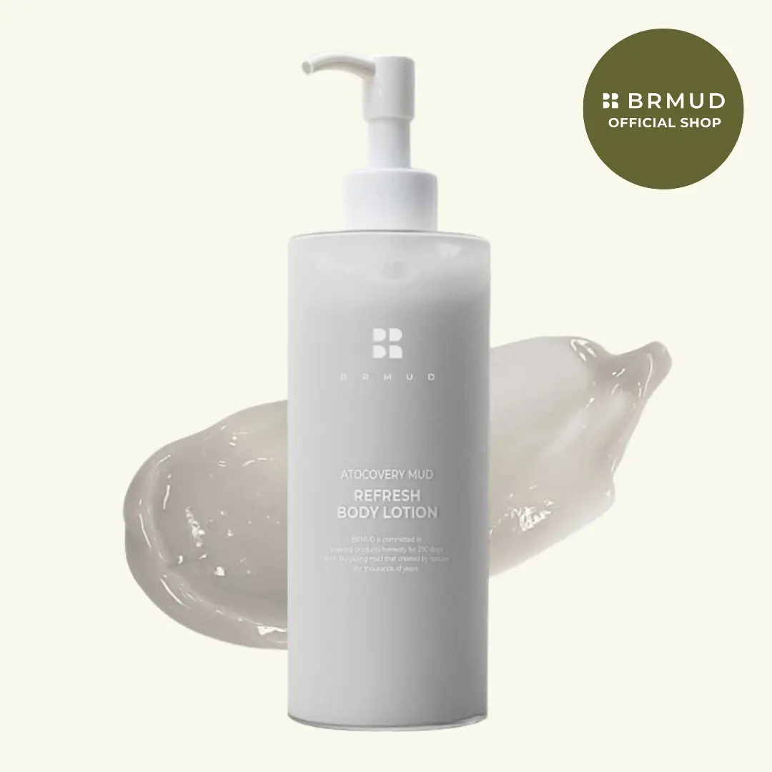 [Official Shop] BRMUD Atocovery Mud Refresh Body Lotion 300G - Lightweight, Fast-Absorbing Moisturizer with Mineral Mud & Botanicals, Soothing Body Care for Dry, Sensitive Skin, Advanced Skin Hydration Lotions & Creams