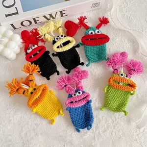 Handmade Crochet Winter Ugly Cute keyCover-Funny Universal Protector for Car &Regular Keys | Handcrafted Yarn Key Case,Cute Gift for All Ages