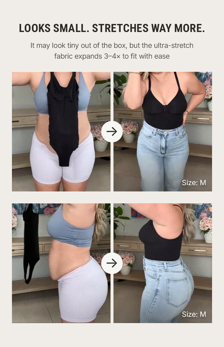 FeelinGirl #Live1 Seamless Covered Bust Jumpsuit Thong Bodysuit Peach heart collar Fit Womenswear Comfort Shapewear Breathable Comfortable Day Tummy Tuck Garment Shaper Clothes Smooth Zipper Spaghetti Strap Springtok