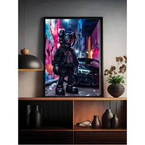 Kaws Prints Poster 3, Minimalist, Hypebeast, Poster, Kaws Poster Print, Wall Art, Kaws Graffiti (Frame Not Included)
