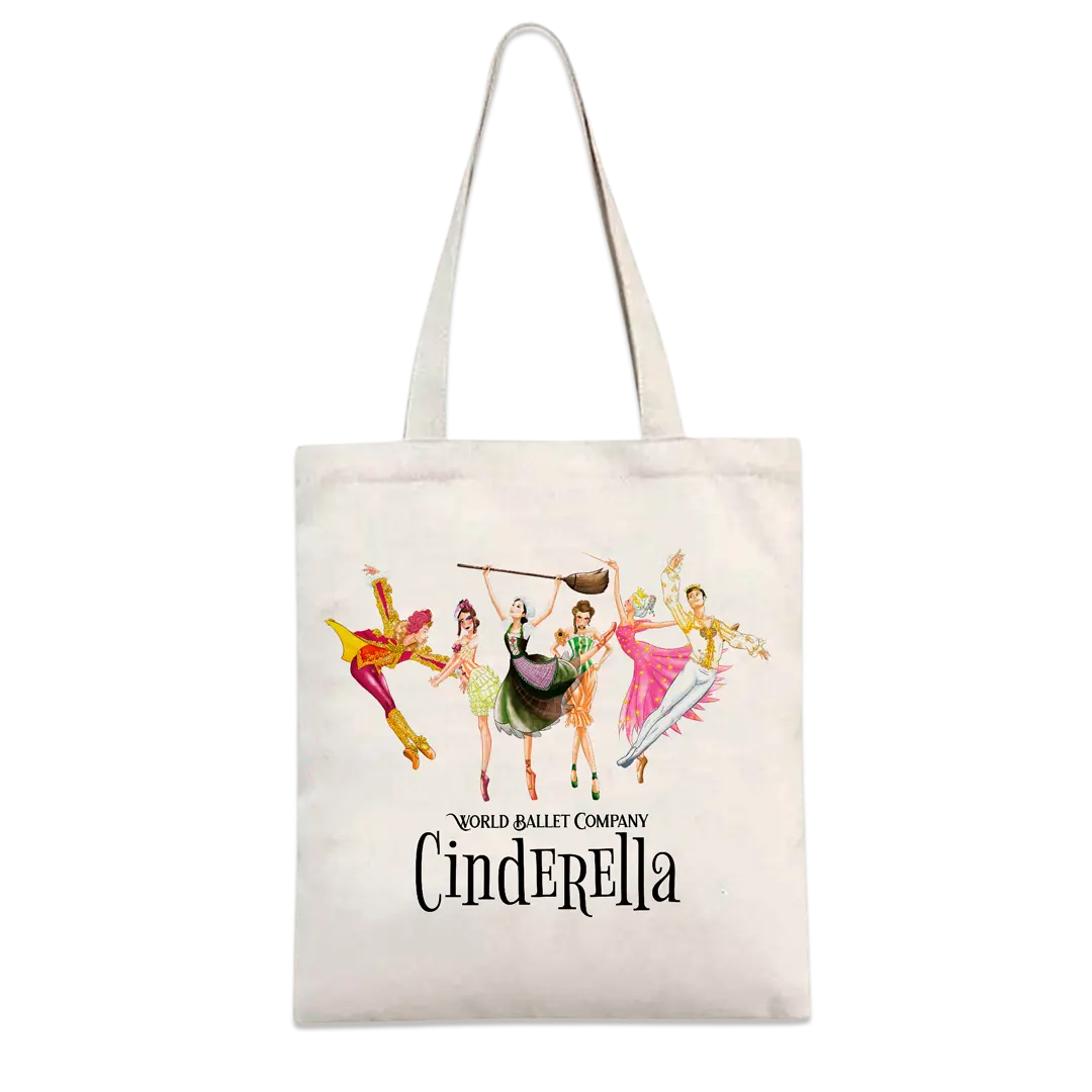 Cinderella All Characters Tote Bag