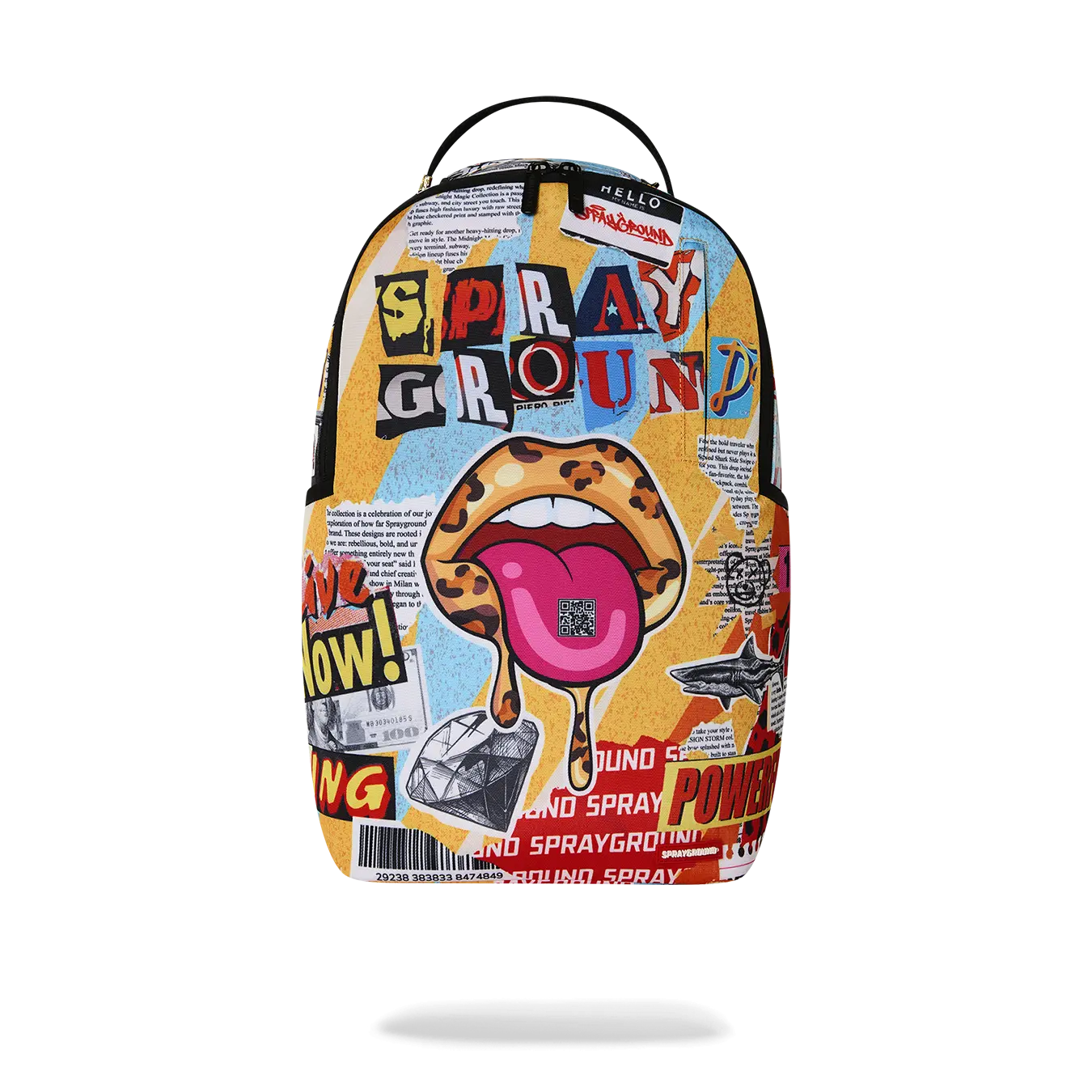 COLLAGE OF FUN BACKPACK