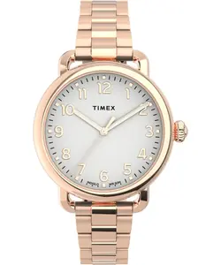 Timex Waterbury Standard 34mm Rose Gold Ladies Watch