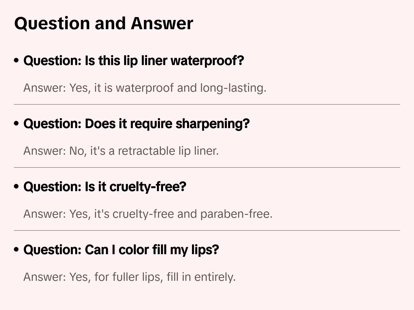 Palladio Retractable Waterproof Lip Liner High Pigmented and Creamy Color Slim Twist Up Smudge Proof Formula with Long Lasting All Day Wear No Sharpener Required