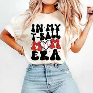 In My T Ball Mom Era T-shirt, Baseball Mom T-shirt, Sports T-shirt, Tee Ball T-shirt, Baseball T-shirt, Gift For Mom
