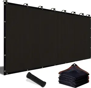 90% Blackout Cloth (Black) - 10 x 13ft UV-Resistant Shade Net with Reinforced Rivets, Suitable for Outdoor Adventures / Camping / Garden / Patio / Greenhouse.Mesh Shade Cloth-2026