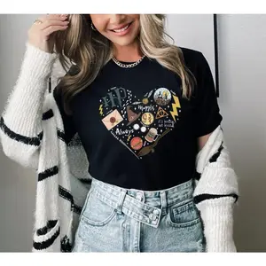 HP Love Shirt, Halloween Gift, HP Kids Shirt, Fantasy Book Lover Tee, Wizard Hat Shirt, Hp Fan Shirt, Witch Broomstick Shirt, Fantastic Gift