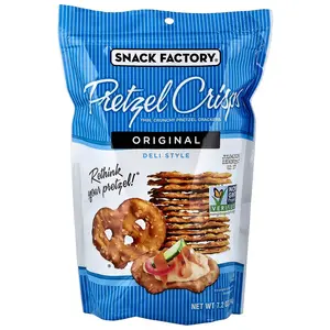 Snack Factory Pretzel Crisps, Original, Deli Style, 7.2 oz (204 g)
