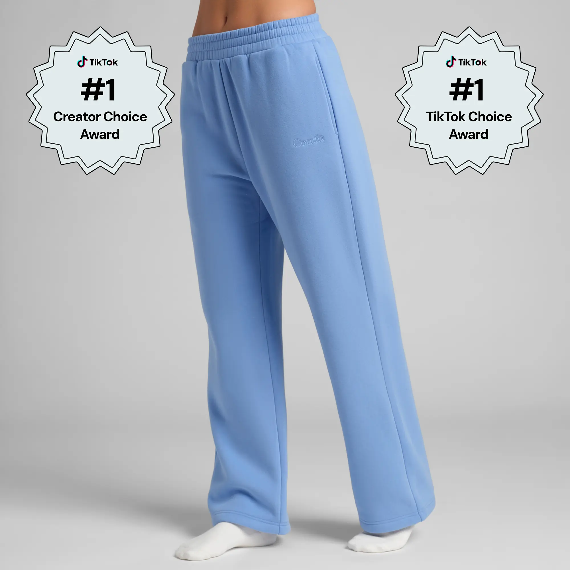 Comfrt | Signature Straight Leg Sweatpants | Elevated Soft Loungewear Pants