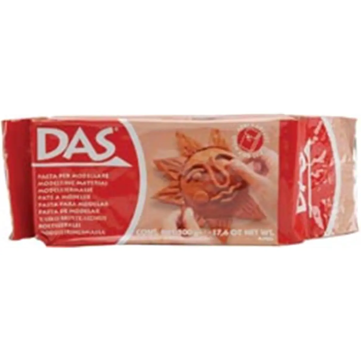 Prang 452949 Das Air Dry Clay 17.6 Ounces-Terra Cotta