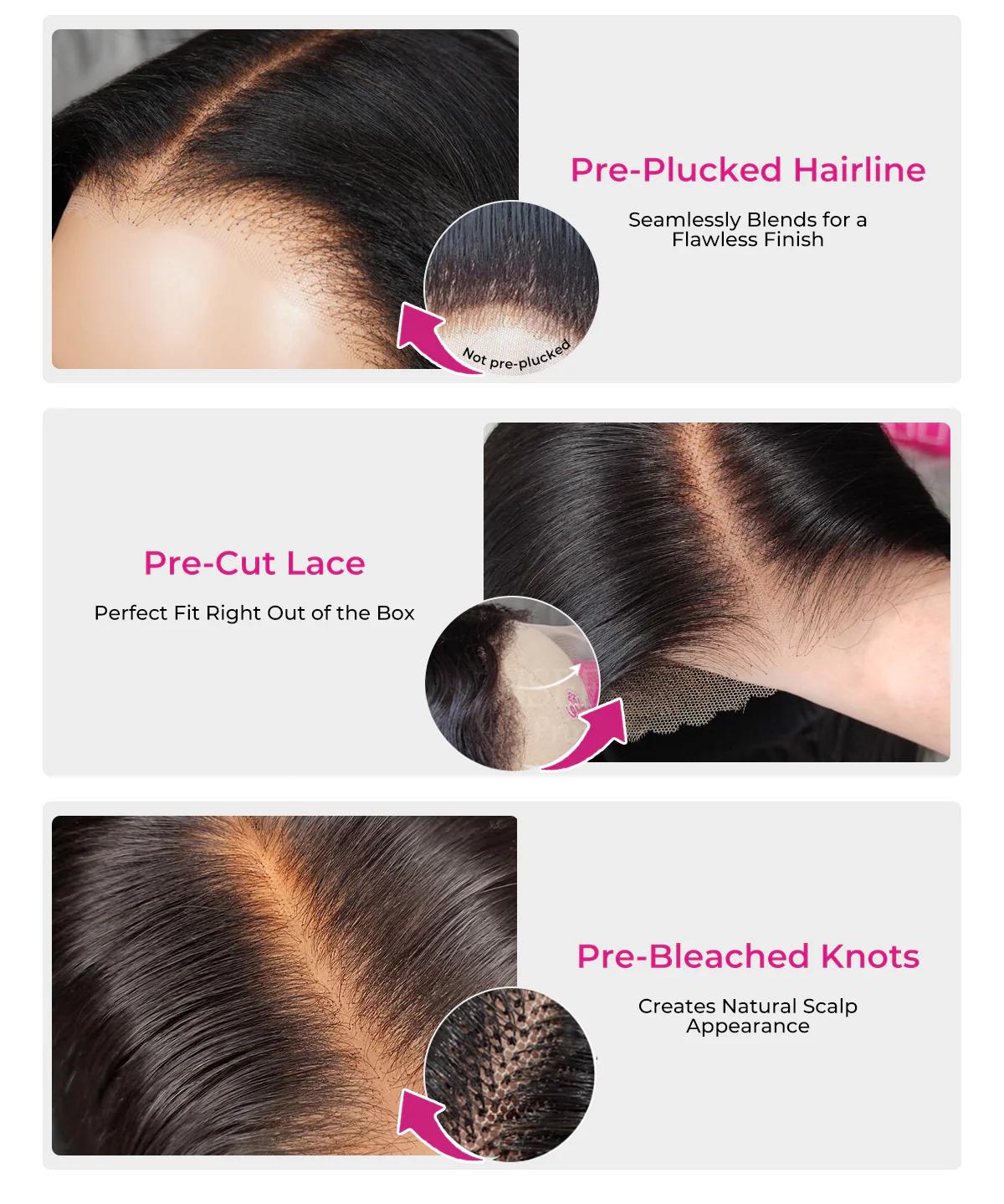 【Live Benefits】ISEE HAIR Wear Go Water Wave Glueless Wigs Human Hair 7*5 HD Lace Front Wigs for 3A-3B Pre Plucked Tiny Knots Glueless Human Wigs Beginners Friendly#SpringStatements