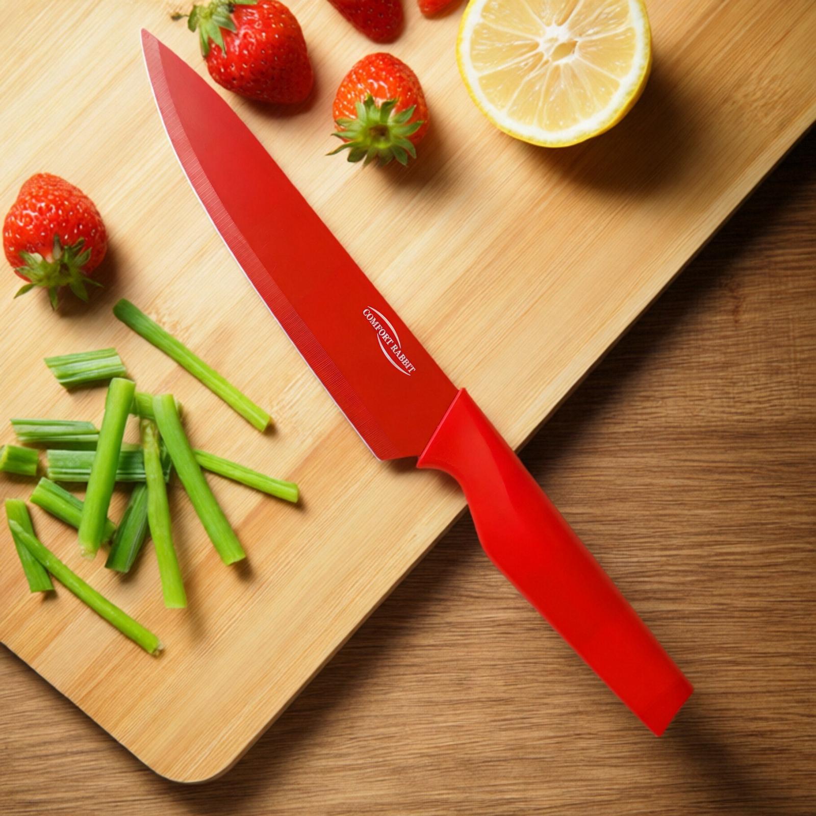 6-Piece Black Professional Kitchen Knife Set This set of knives features sharp blades and ergonomic handles, including ultra-sharp meat knives, perfect for professional chefs. Block Cutting Kitchenware Home Stainless Steel