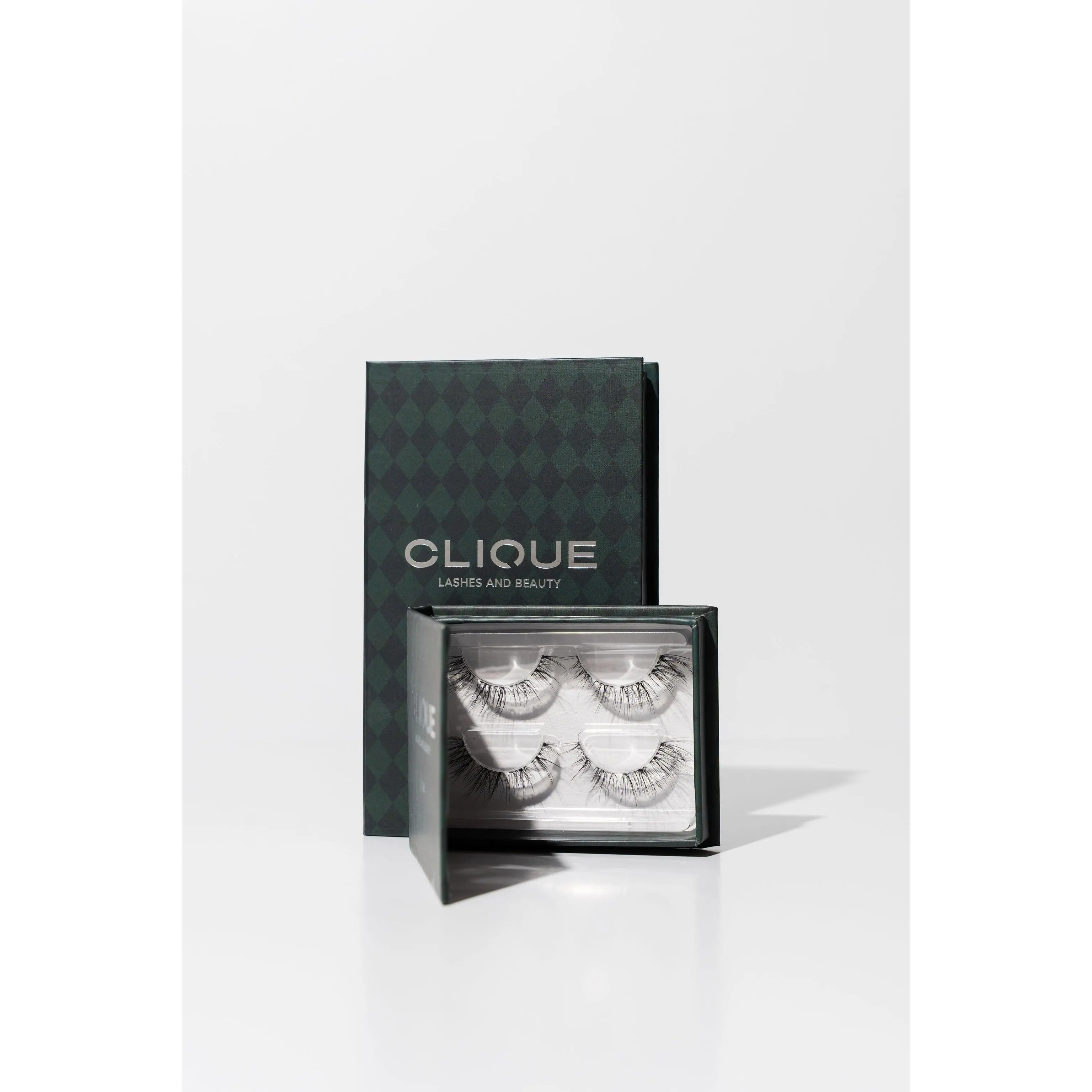 WINKCLIQUE Luxe Wispy Cat Eye Lash Clusters, DIY Lash Extensions with Mixed B & C Curl, Synthetic Fibers for a Soft Lift, 9.5-16.5mm, Eyelashes, B Curl, Makeup