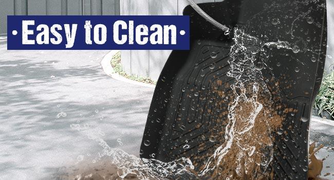 CROSSDESIGN TPE 3D All Weather Floor Mats Fit for 14-23 Nissan Rogue Nissan/08-24 Frontier Crew Cab w/ 2nd Row  Waterproof Durable floormats Non-slip 3PCS Mats Under-Seat Storage