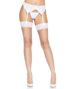 Oda Net Thigh High Stockings