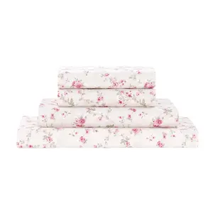 Modern Threads 4-Piece Printed Microfiber Bedroom Bedding Set - Kashmir Rose Cal King Bedsheet Set, Bedsheet Sets
