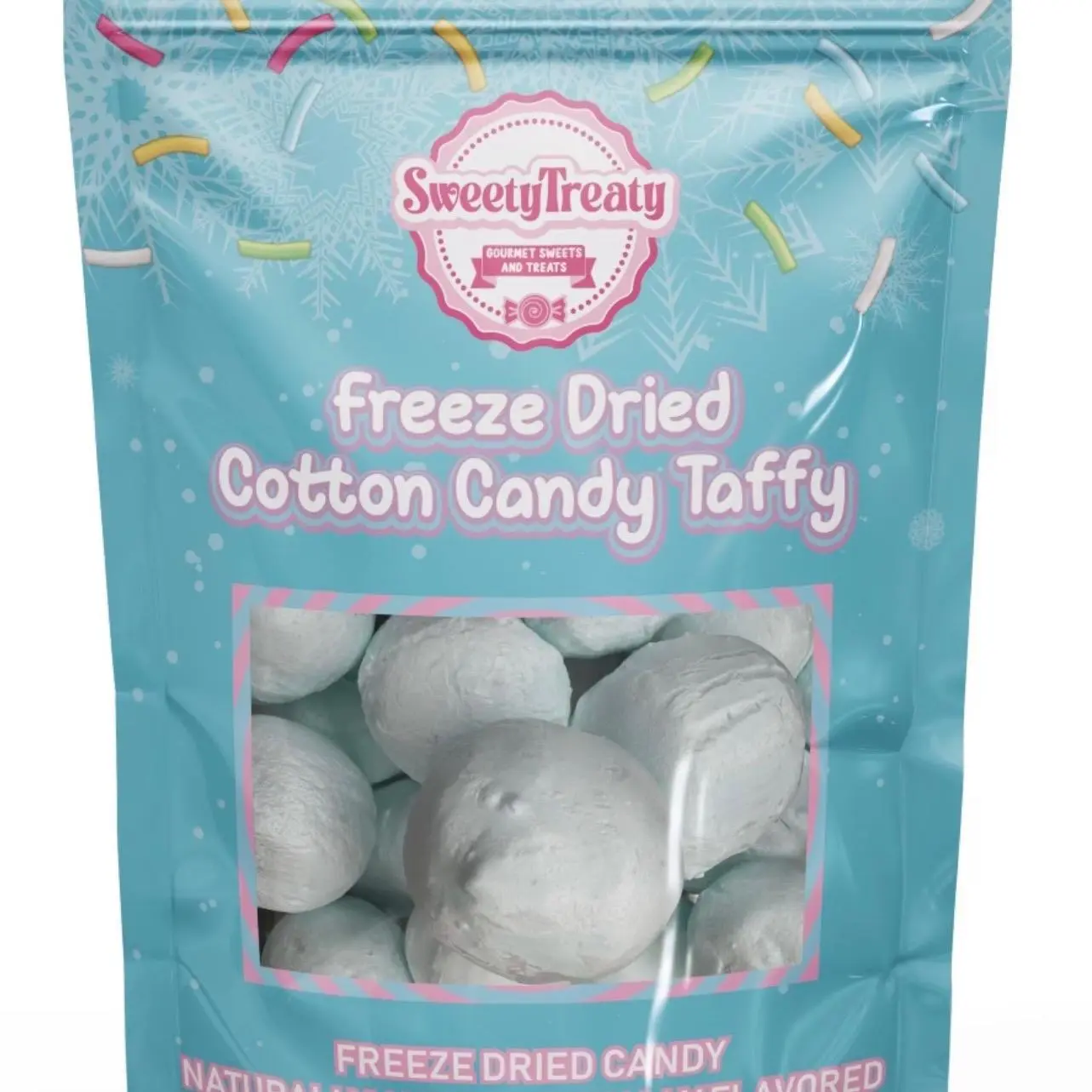 Freeze dried cotton candy taffy Snack Bonbon viral freeze  dried freeze dried candy Candyballs