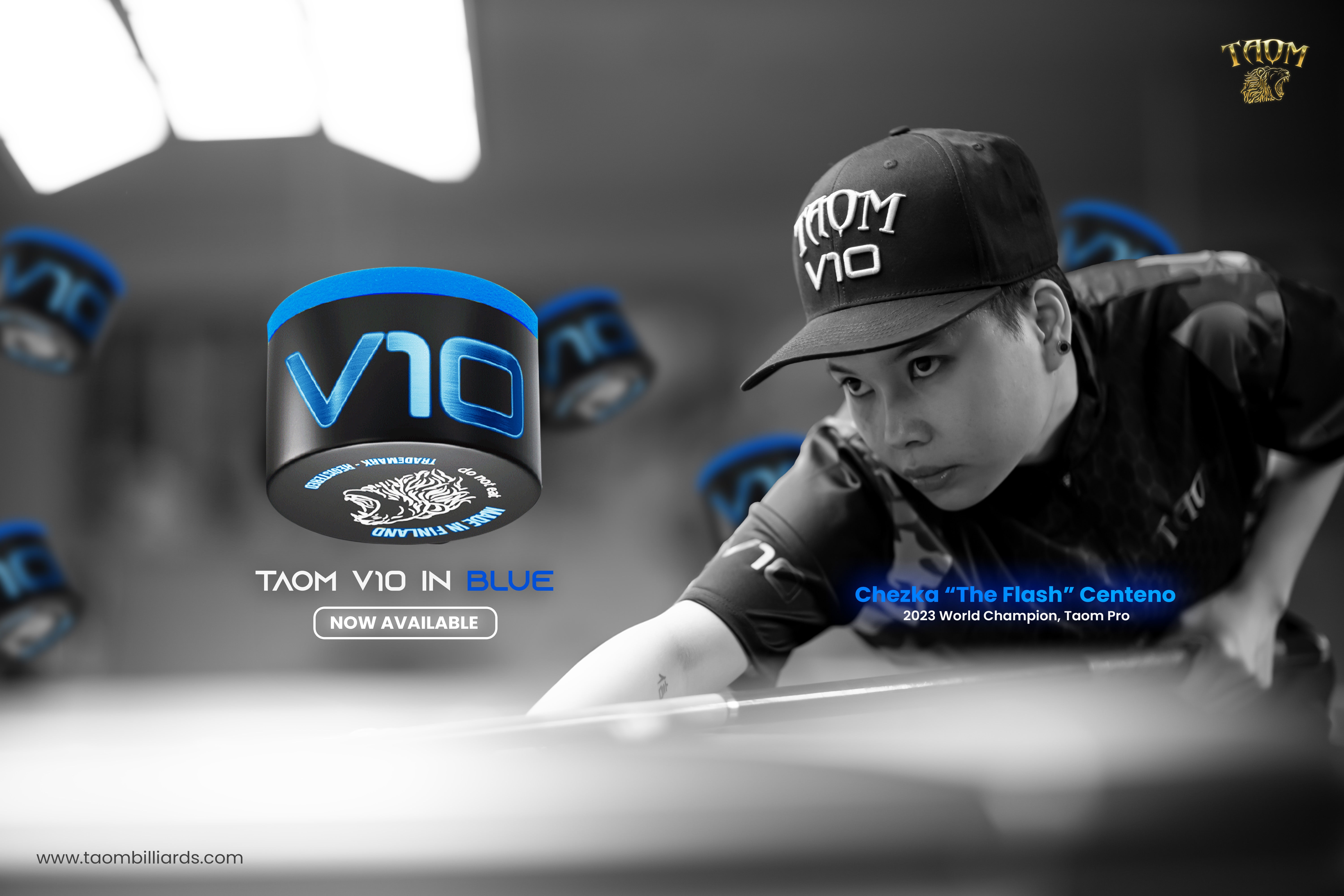 Taom Billiard V10 Chalk Blue 1 pc Taom Billiard V10 Chalk Blue 1 pc