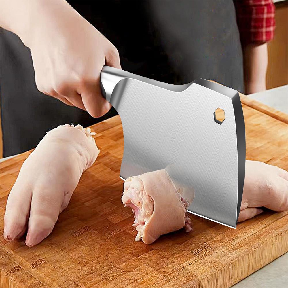 3Pcs High Quality Sharp Chef Knife Set, Professional Kitchen Knife, Alien Sheep Head Knife, Vegetable Knife, Slicer Knife, Ergonomic Solid Wood Handle, Suitable for Kitchens, Restaurants, Holiday Gift, Gift Box for Men and Chef