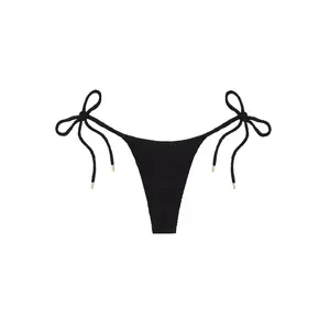 Palma Bottom - Black Crinkle