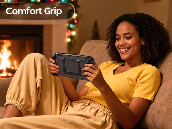 COOWPS Split Protective Console Case for Nintendo Switch 2, TPU Middle Frame & PC Face Cover, Non-Slip Ergonomic Grip, 12 Game Card Storage, Stand-Supporting, Shock-Absorbent, Anti-Scratch Handheld Gaming Accessories COOWPS Split Protective Console Case for Nintendo Switch 2, TPU Middle Frame & PC Face Cover, Non-Slip Ergonomic Grip, 12 Game Card Storage, Stand-Supporting, Shock-Absorbent, Anti-Scratch Handheld Gaming Accessories