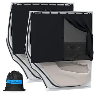 PEMOTech Car Window Shades, Magnetic Double Layer Sun Shade, Side Windows Privacy, Full Covers/Half Shade Options, Compatible with Car, SUV, Minivan