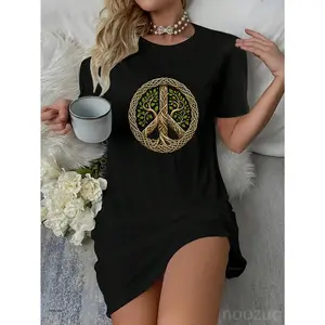 Peace Sign Tree Lover Nature Hippie Dress