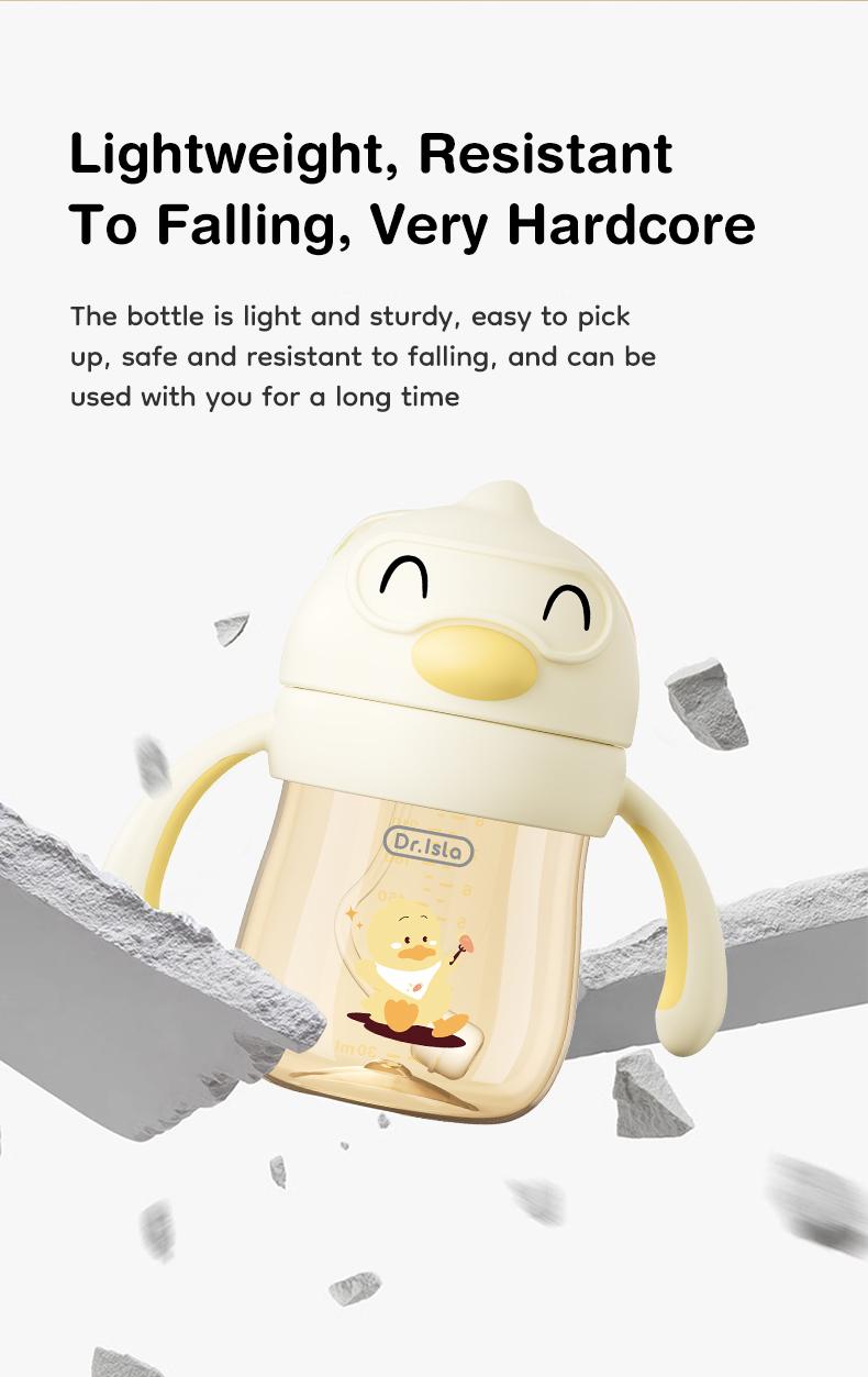 Dr.Isla PPSU Leakproof Sippy Cup, 2-in-1 Baby Training Cup with Weighted Straw, No Spill Anti-Colic Toddler Cup with Non-Slip Handles, Cute Diver Duck Design, BPA-Free, 6-12M, 1-3 Years, 240ml 9oz, Easter Basket Stuffers for Baby Dr.Isla PPSU Leakproof Sippy Cup, 2-in-1 Baby Training Cup with Weighted Straw, No Spill Anti-Colic Toddler Cup with Non-Slip Handles, Cute Diver Duck Design, BPA-Free, 6-12M, 1-3 Years, 240ml 9oz, Easter Basket Stuffers for Baby
