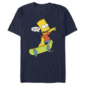 Men's The Simpsons Bart Eat My Shorts T-Shirt