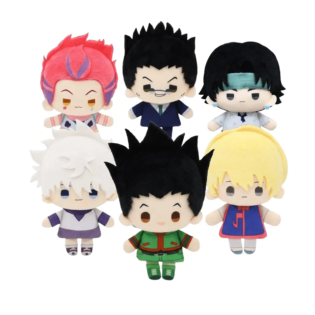 NullSET Hunter x Hunter Mini Doll Blind Box - 92mm Chibi Faces Anime Merchandise Plush Toy Collectible Figure
