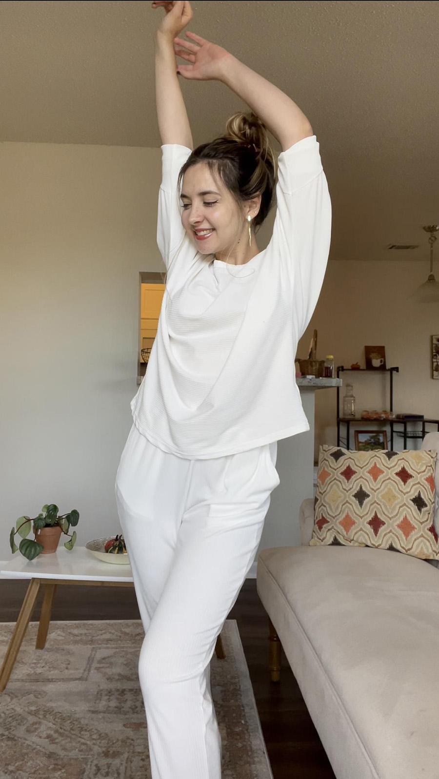 PrettyGarden Women's Fashion Outfits 2 Piece Sweatsuit Long Sleeve Cozy Loungewear