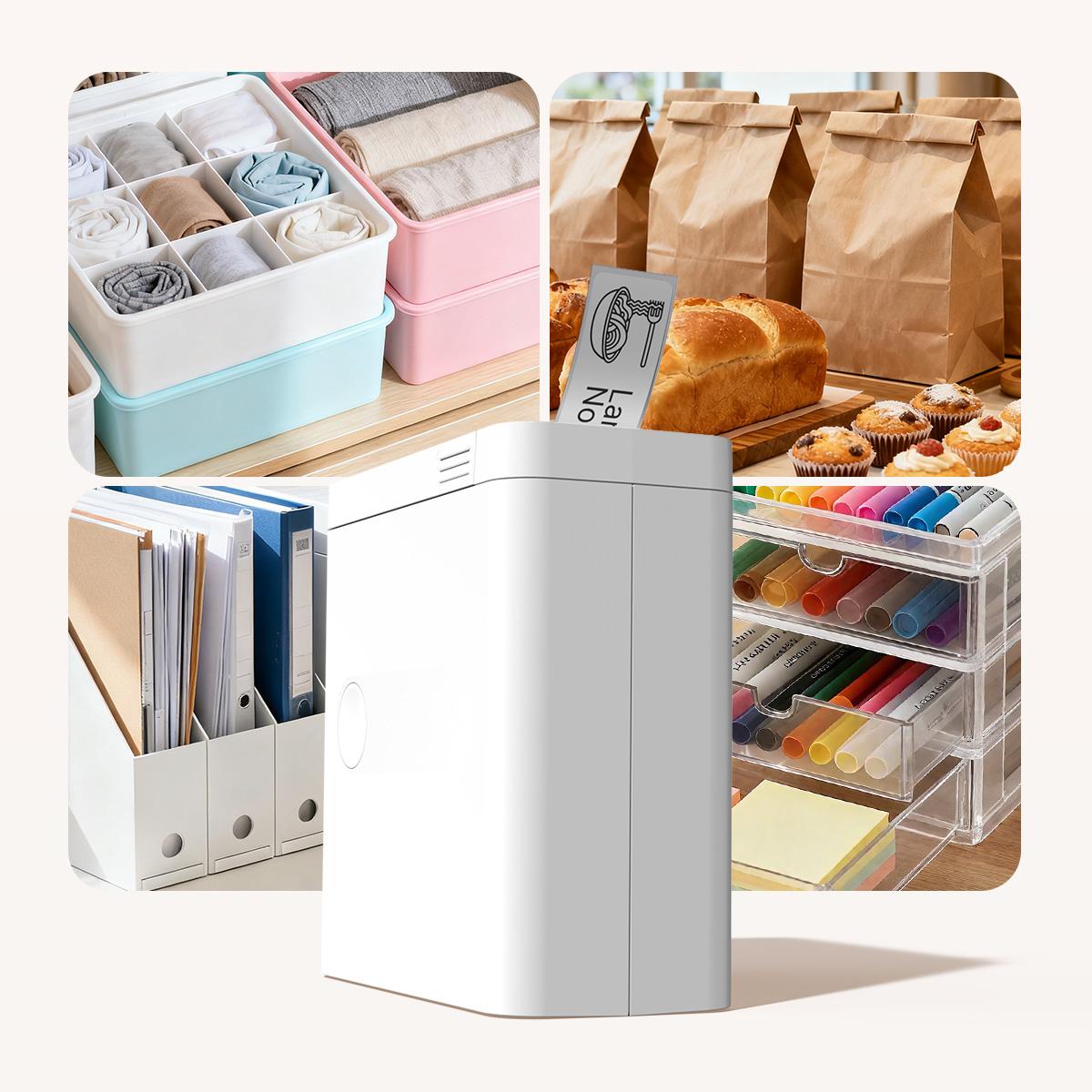 Portable Bluetooth Label Printer, D12 Wireless Handheld Printer with Tape Mini Sticker Maker for Barcodes Storage Office & Home Organization Thermal Printer outdoorfun #SummerVibes Portable Bluetooth Label Printer, D12 Wireless Handheld Printer with Tape Mini Sticker Maker for Barcodes Storage Office & Home Organization Thermal Printer outdoorfun #SummerVibes